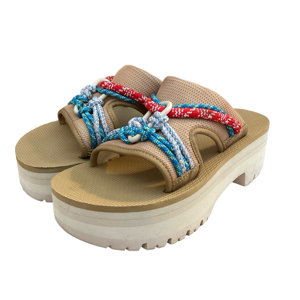 Teva - Womens Indio Carabiner Slide Rope Platform Sandal - Picture 5 of 6